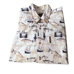 Magellan Shirt Long Sleeves Mens XL ‎ Brook Trout Fishing Sportsman